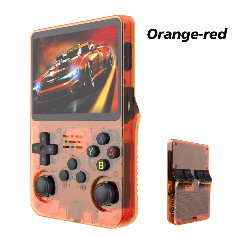 R36S Retro Handheld Game Console Liunx 3.5-Inch IPS Screen Built in 64G 20000 Classical Games Portable Game Console Holiday Gift