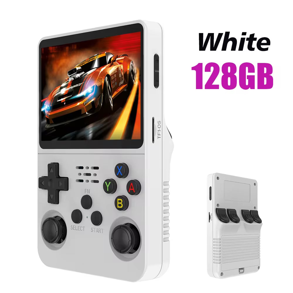 R36S Retro Handheld Game Console Liunx 3.5-Inch IPS Screen Built in 64G 20000 Classical Games Portable Game Console Holiday Gift